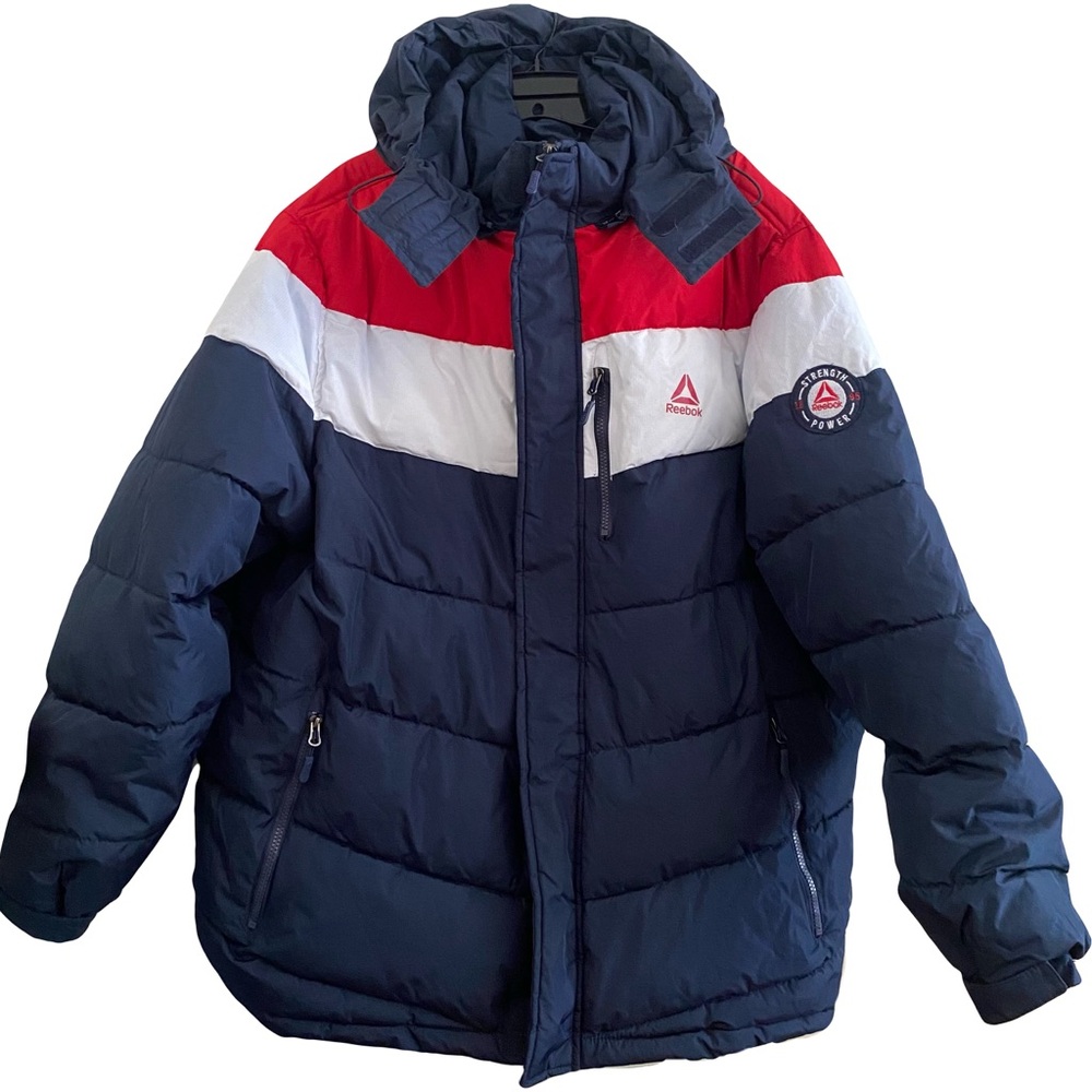 Reebok Colorblock Puffer Jacket